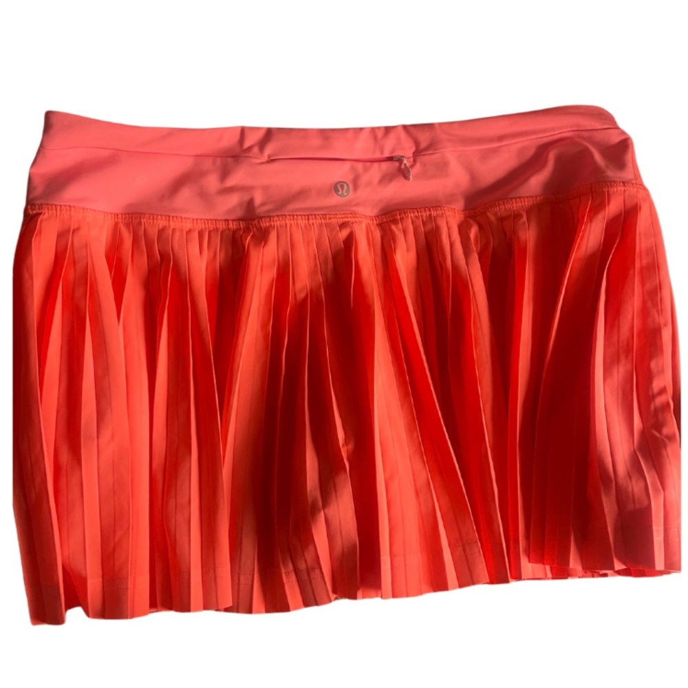 Lululemon Pleat to Street II Skirt  “Grapefruit”